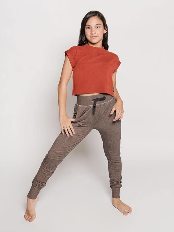 Youth Boss Crop, Burnt Orange