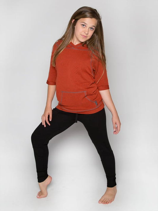 Kathryn Youth Hoodie, Burnt Orange