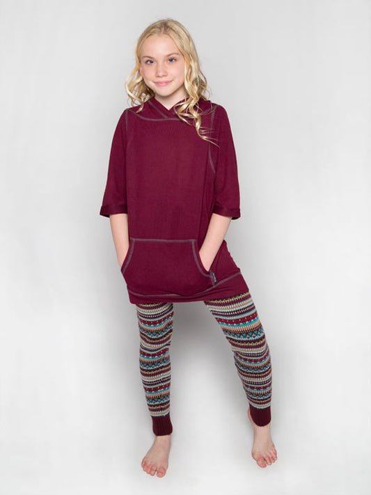 Kathryn Youth Hoodie, Burgundy