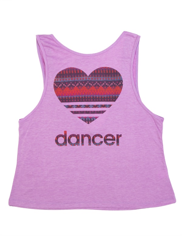 Heart Dancer Chalet Low Back Tank