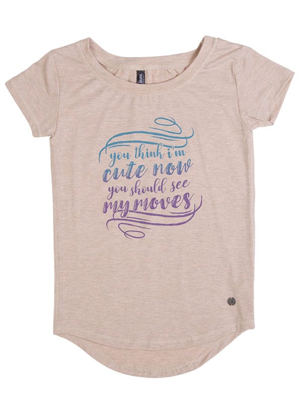 Dance Tee: "You Think I'm Cute Now, You should see my Moves" Upscale Tee by Sugar and Bruno