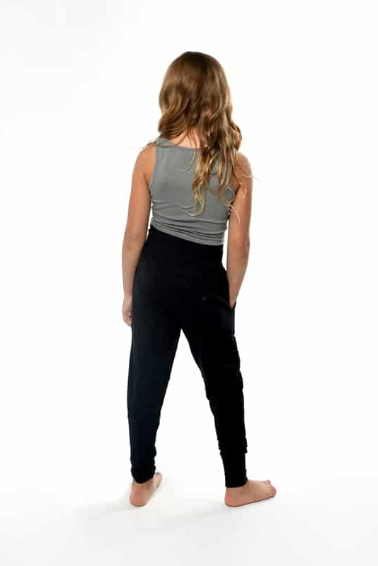 Youth High Neck Tank, Gray