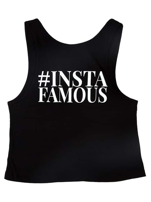 Instafamous Youth Low Back Tank