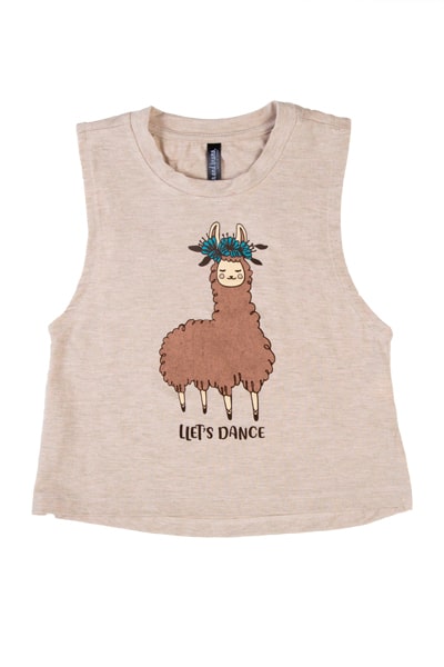 Llama Itty Bitty Metro Tank