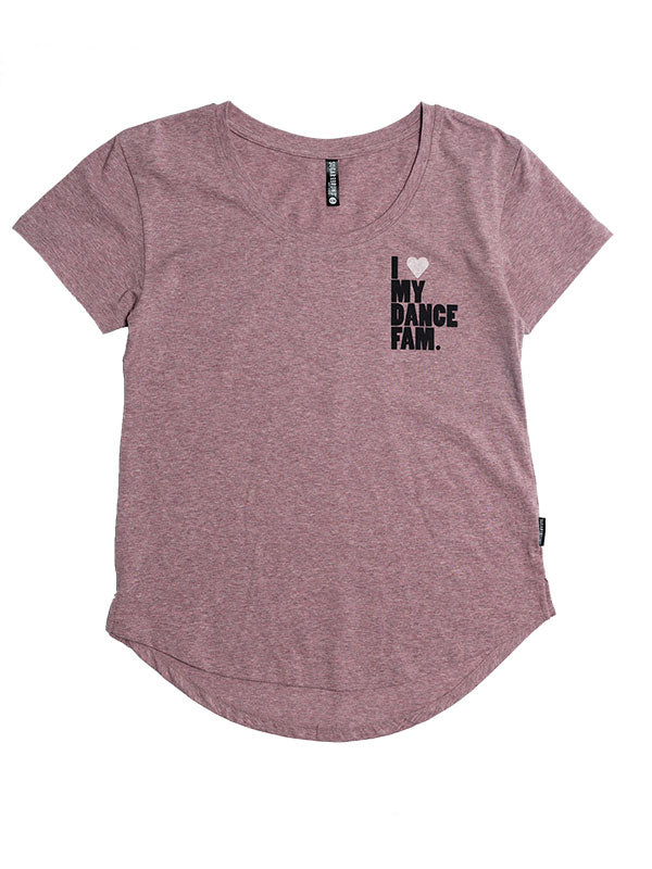 Love My Dance Fam Youth Epic Tee, Red