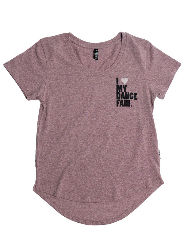 Love My Dance Fam Epic Tee, Red