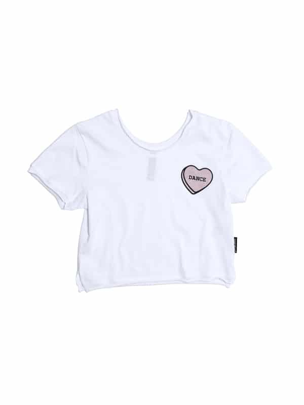 Dance Heart Itty Bitty Crop Tee