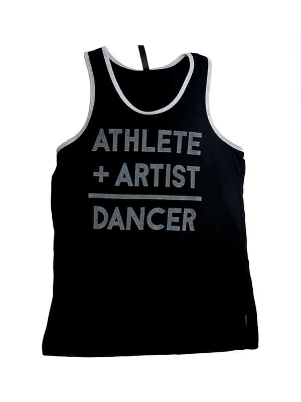 Stacey Athlete Artist Rebel Tank, Black