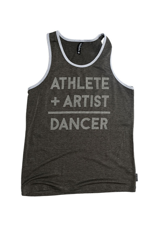 Stacey Athlete Artist Rebel Tank, Gray