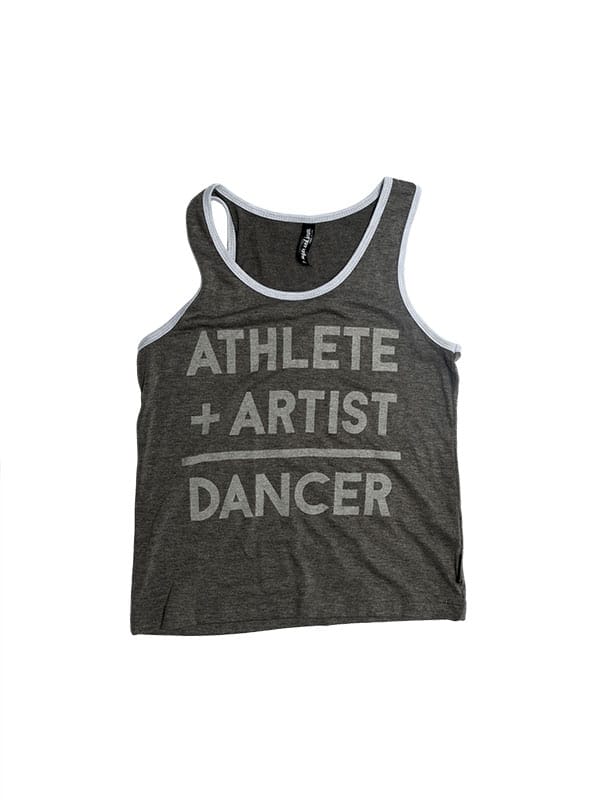 Stacey Athlete Artist Youth Rebel Tank, Gray