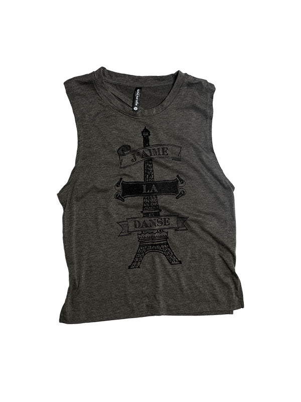 J'aime Youth Coolio Tank, Steel Gray