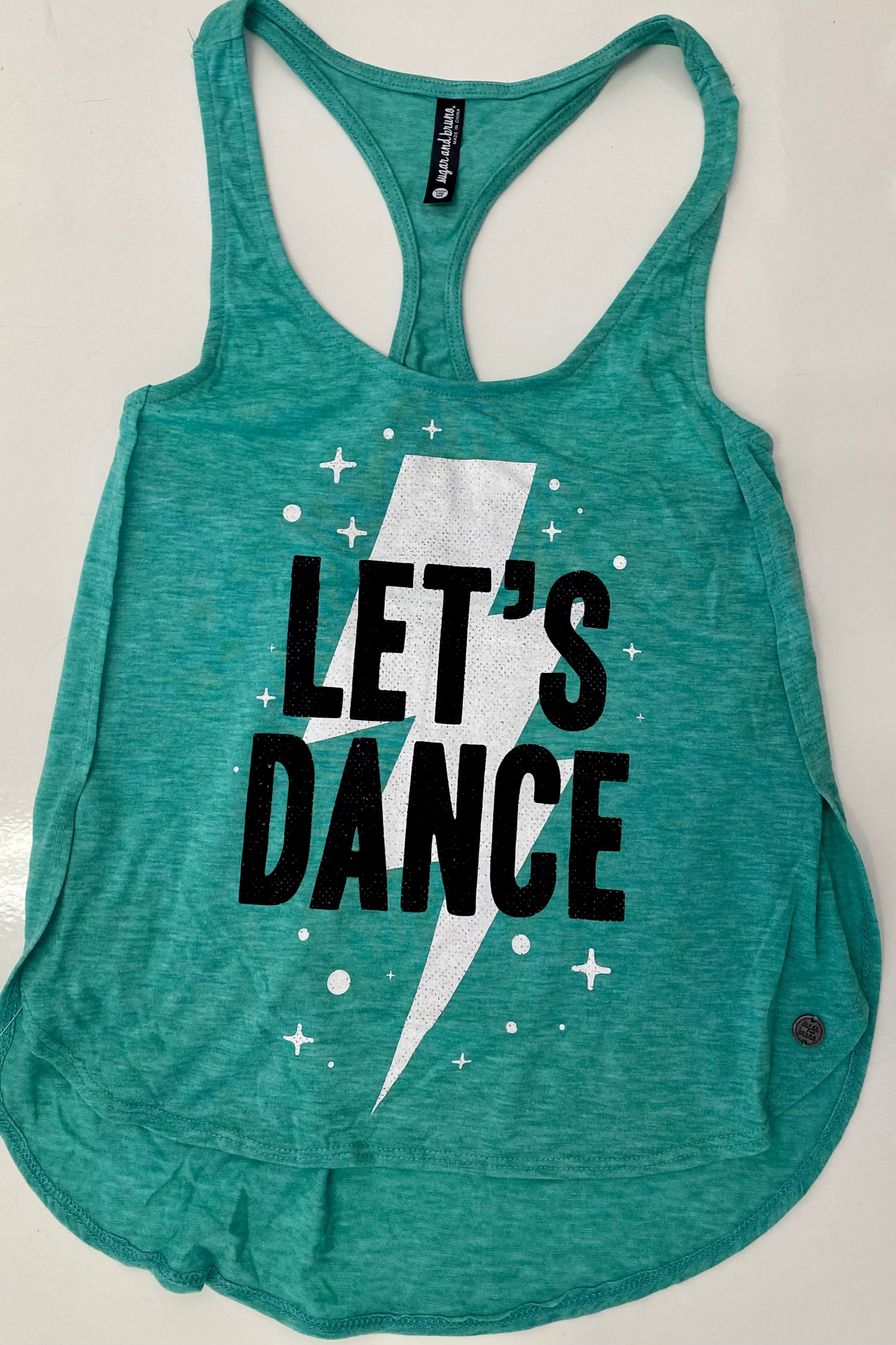 Let's Dance Bolt Petal Racerback