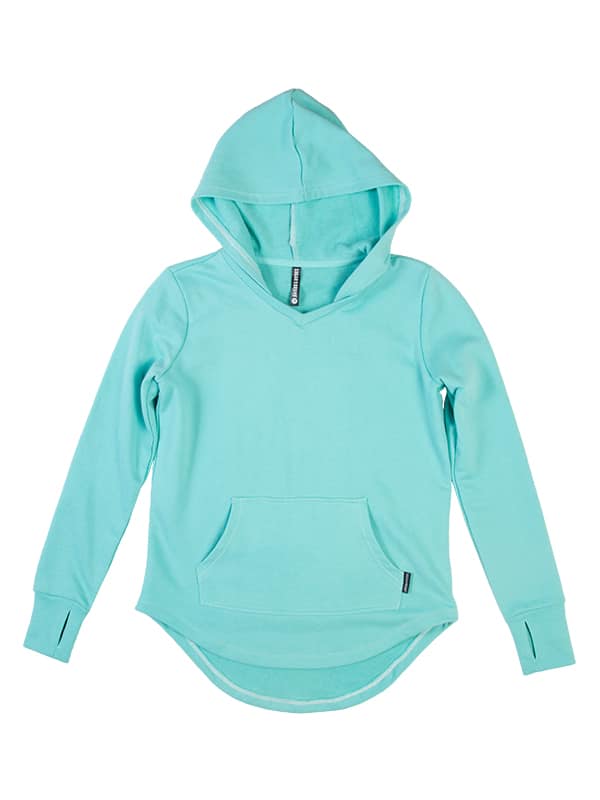 365 French Terry Hoodie, Aqua