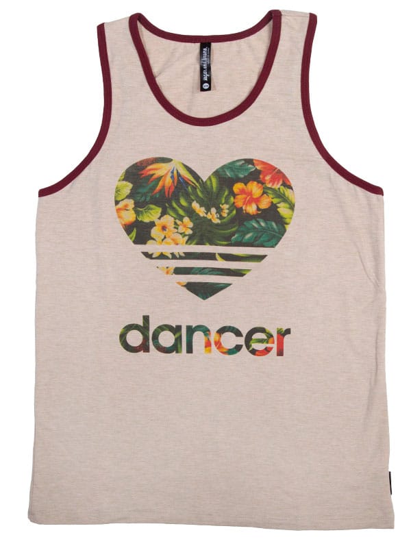 Tank Top: Rebel Tank "Floral Heart Dancer" by Sugar and Bruno
