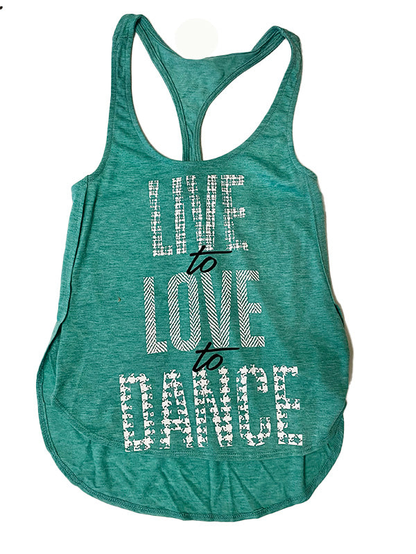 Live to Love Youth Petal Racerback