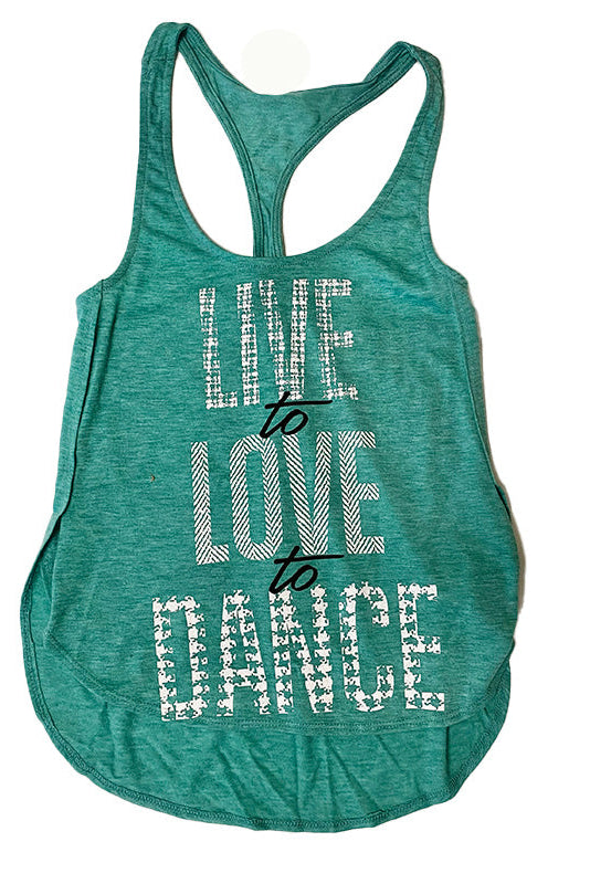 Live to Love Youth Petal Racerback