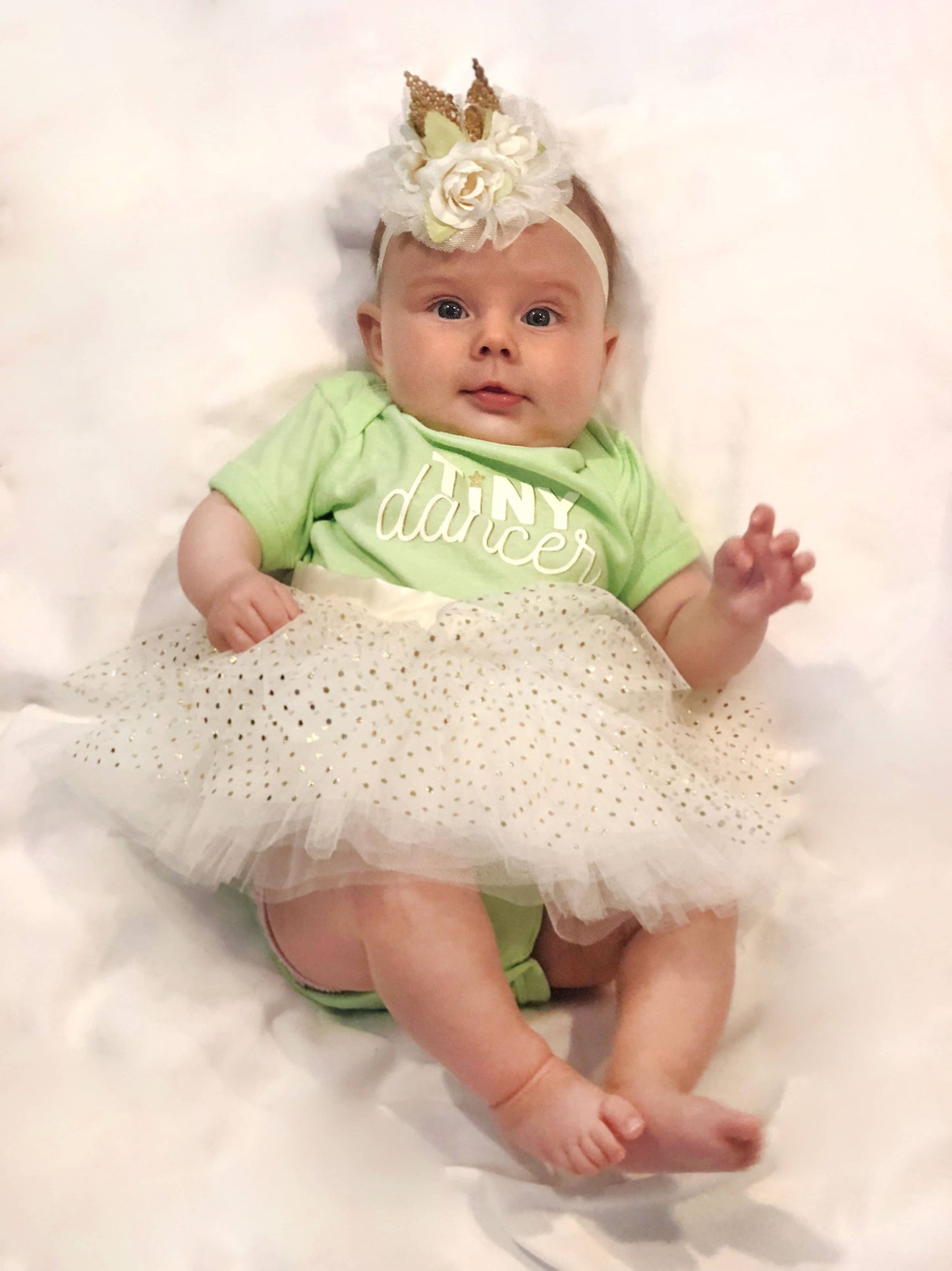 White Baby Tutu: "TT Princess Set" by Sugar and Bruno Apparel in Indianapolis, IN