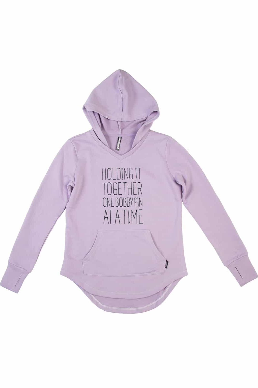 Holding It 365 French Terry Hoodie, Lavender