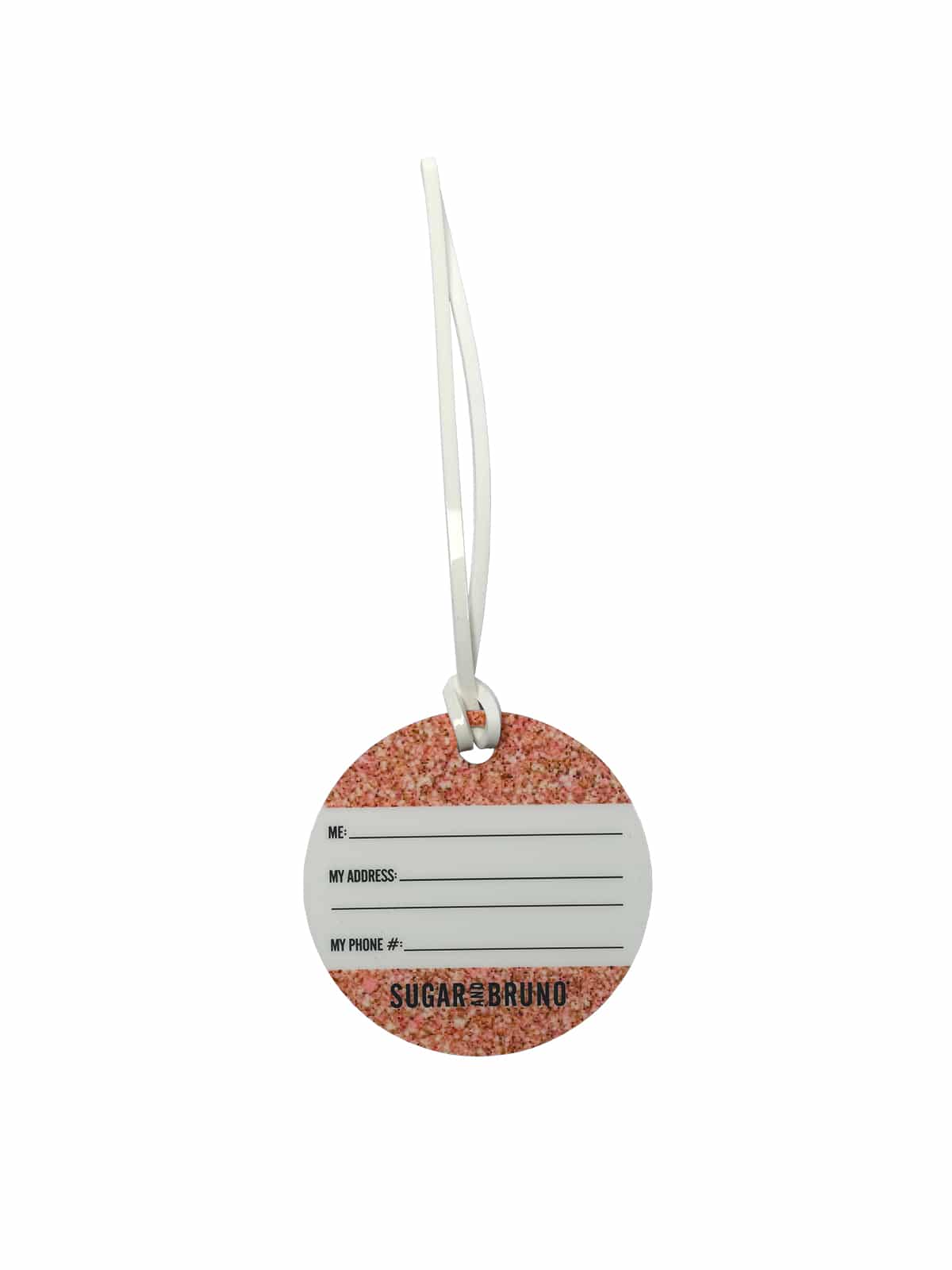 Glitter Bows Luggage Tag