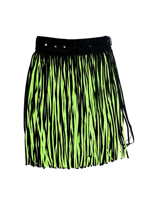 Lacey Shake It Skirt - Neon Green