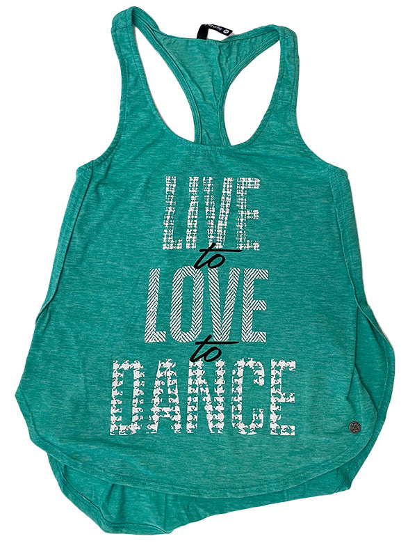 Live to Love Petal Racerback