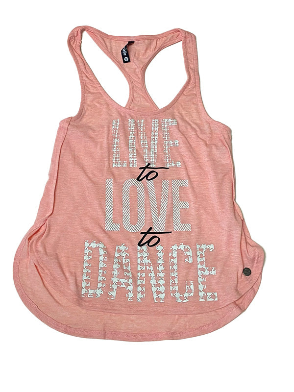 Live to Love Petal Racerback