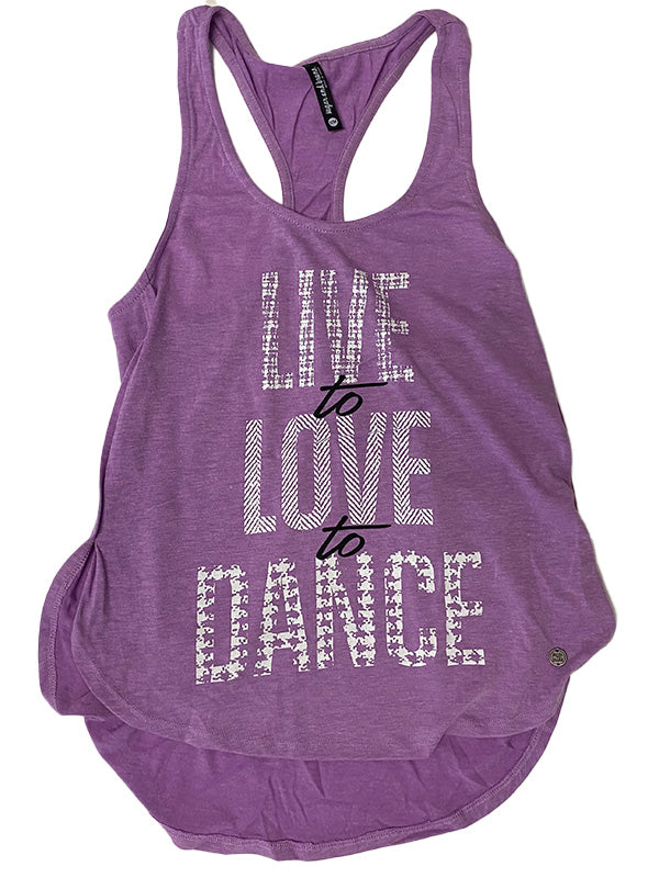 Live to Love Petal Racerback