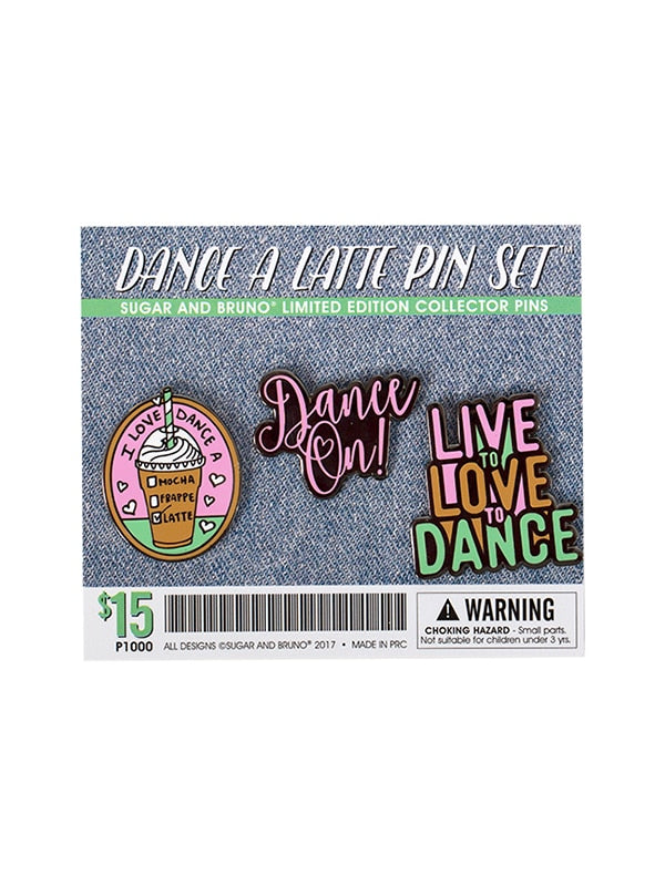 Dance A Latte Pin Set