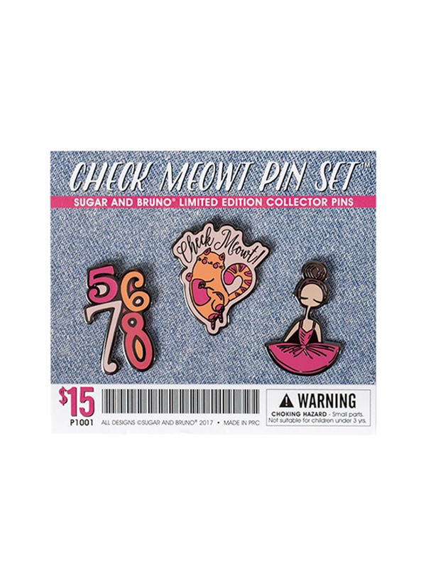 Check Meowt Pin Set