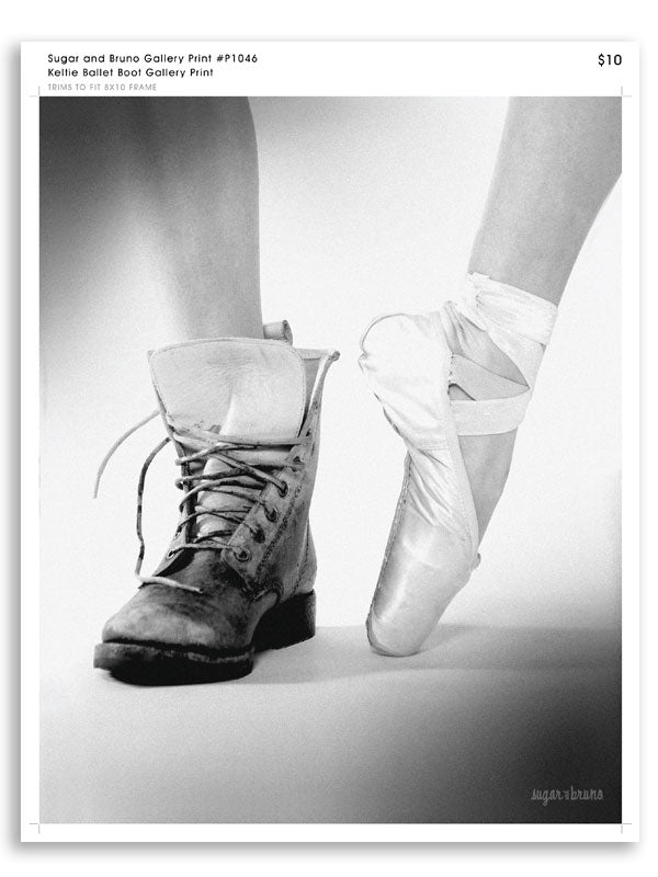 Keltie Ballet Boot Gallery Print