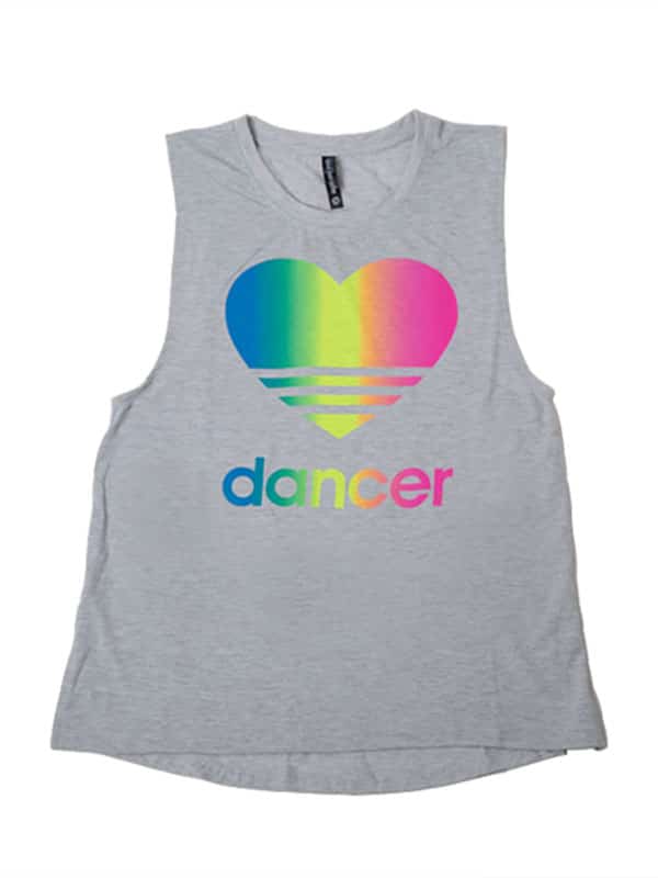 Heart Dancer Rainbow Itty Bitty Metro Tank