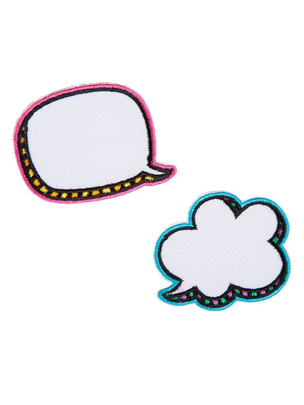 DIY Patches: "Talk Bubble Patch Set" by Sugar and Bruno and SoDanca