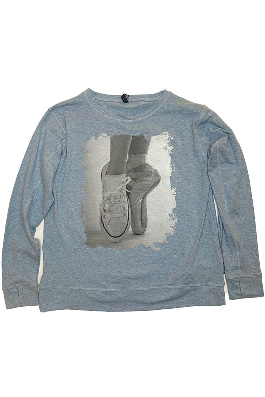 Sneakers on Pointe Blue 365 Crew