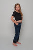 Crop Tee , Black