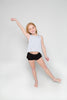 Curtain Call Top, White Marble