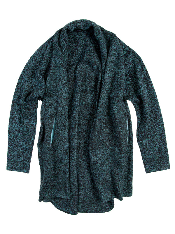 Stella Sweater, Aqua Speckle