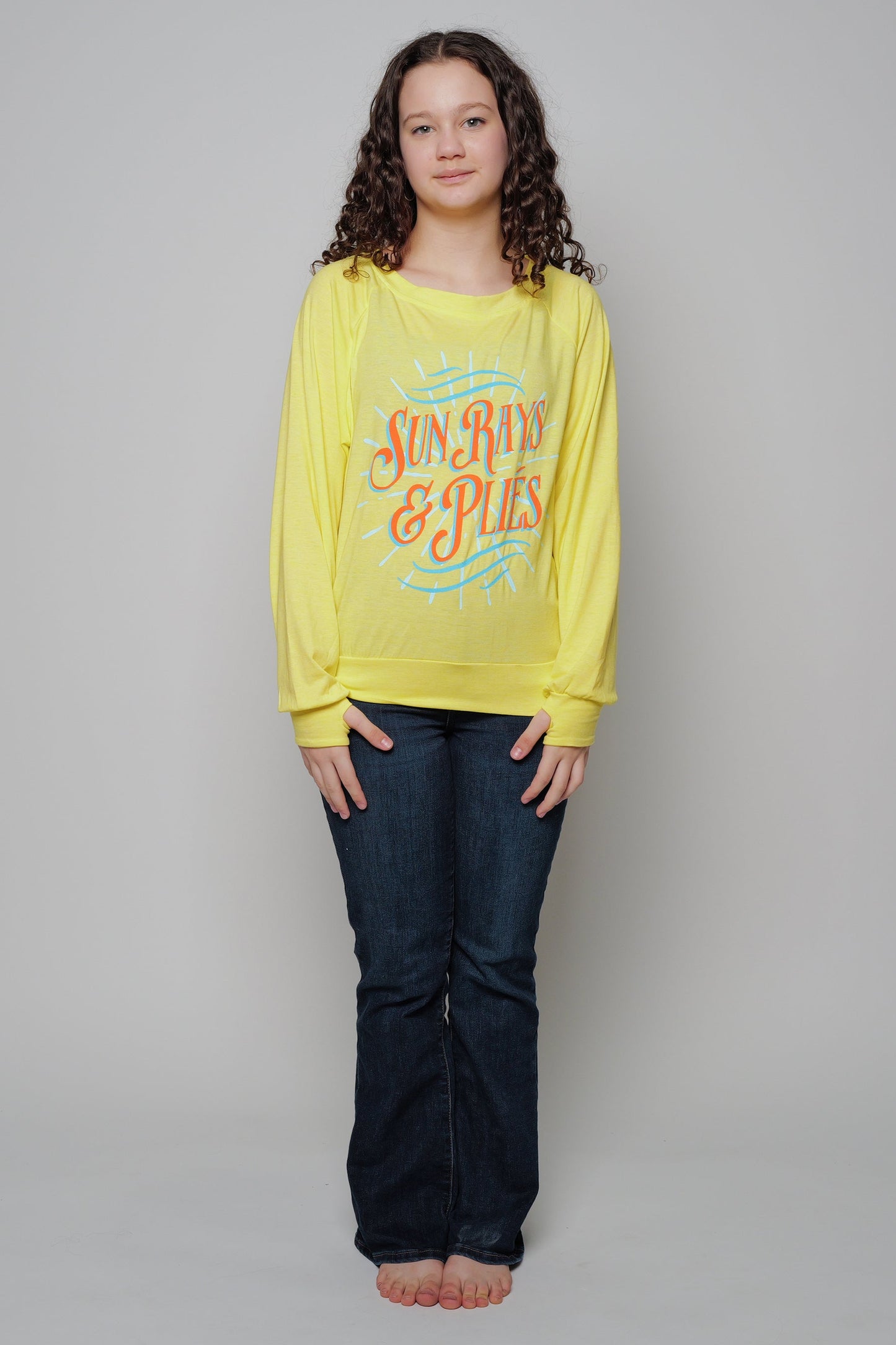 Sun Rays Youth Raglan