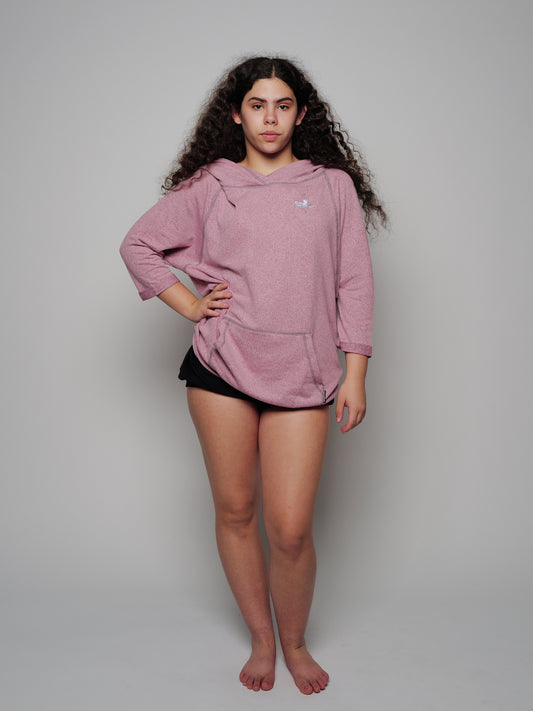 Pink Embroidered Kathryn Hoodie