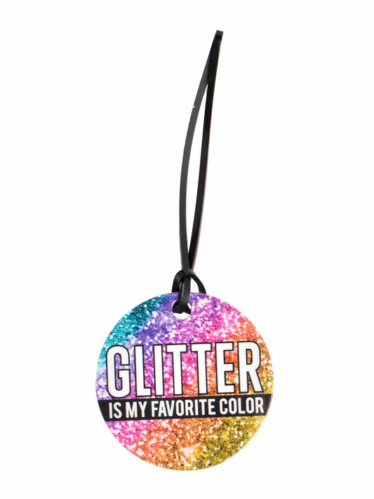 Glitter Luggage Tags - 10 PACK