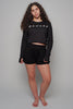 Friends Dancer Crop Long Sleeve Tee