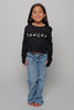 Friends Dancer Itty Bitty  Long Sleeve Crop Tee