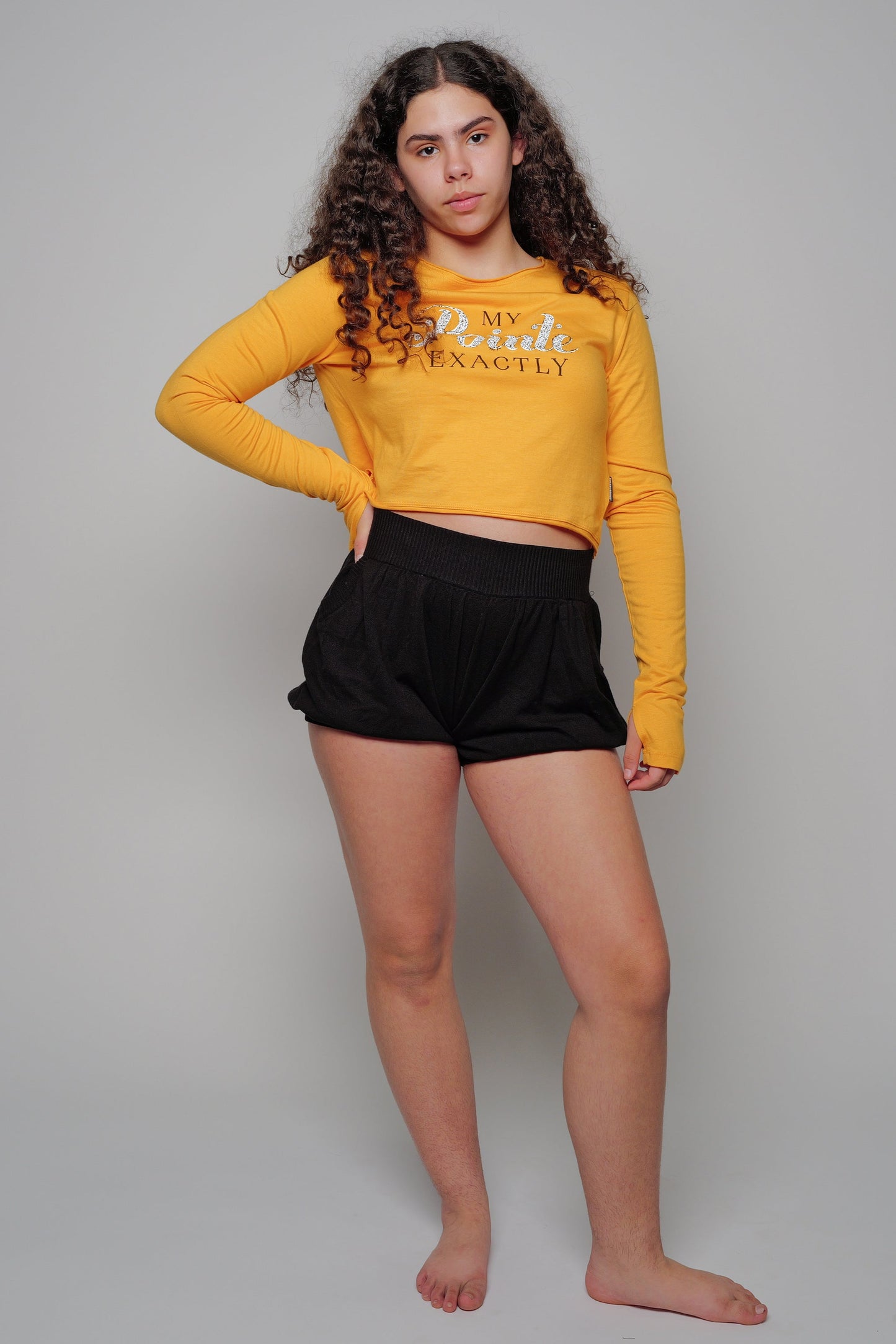 My Pointe Exactly Long Sleeve Crop