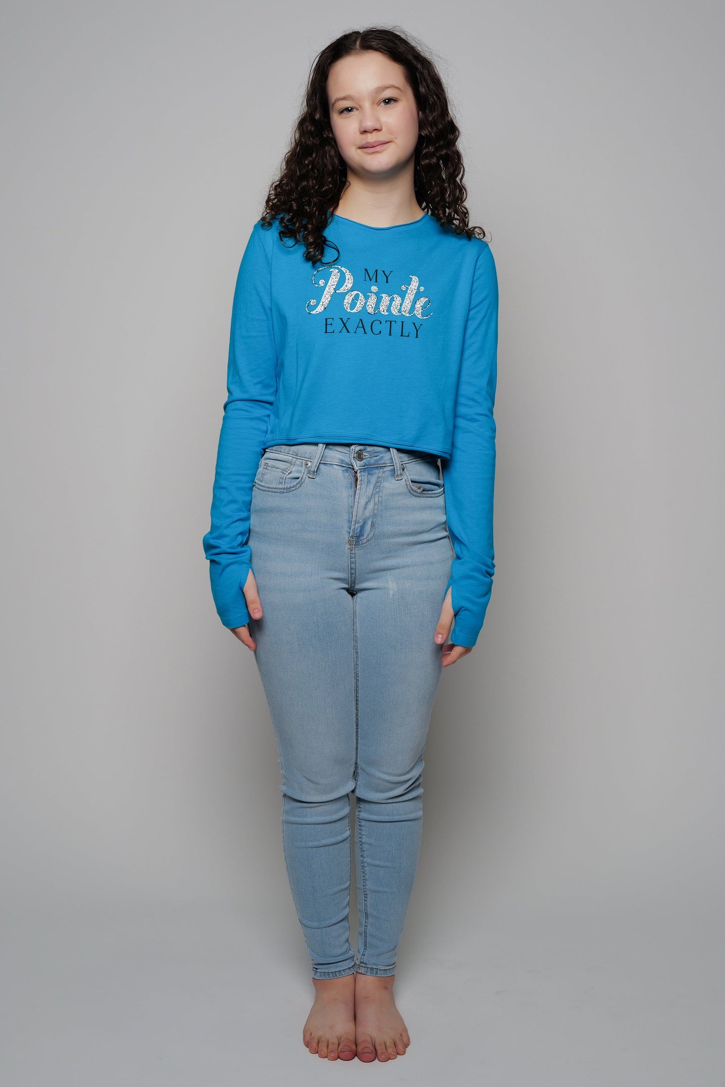 My Pointe Exactly Long Sleeve Crop