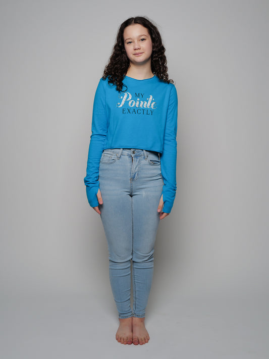 My Pointe Exactly Long Sleeve Crop