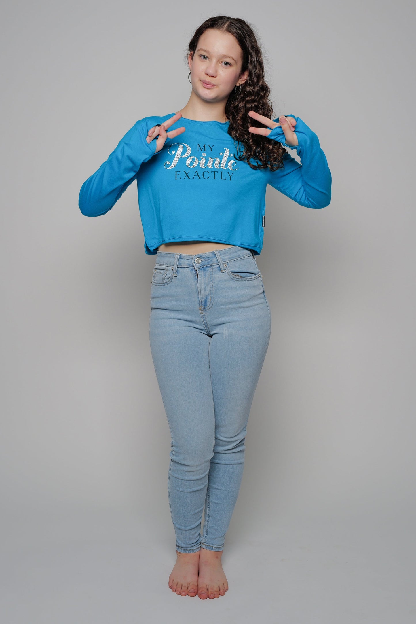 My Pointe Exactly Long Sleeve Crop