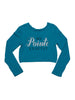 My Pointe Exactly  Itty Bitty Long Sleeve Crop