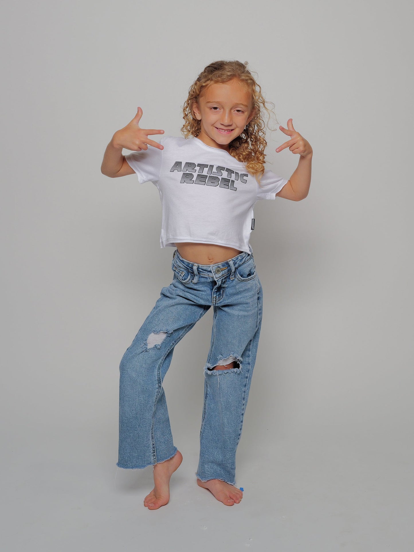 Artistic Rebel Itty Bitty Crop Tee