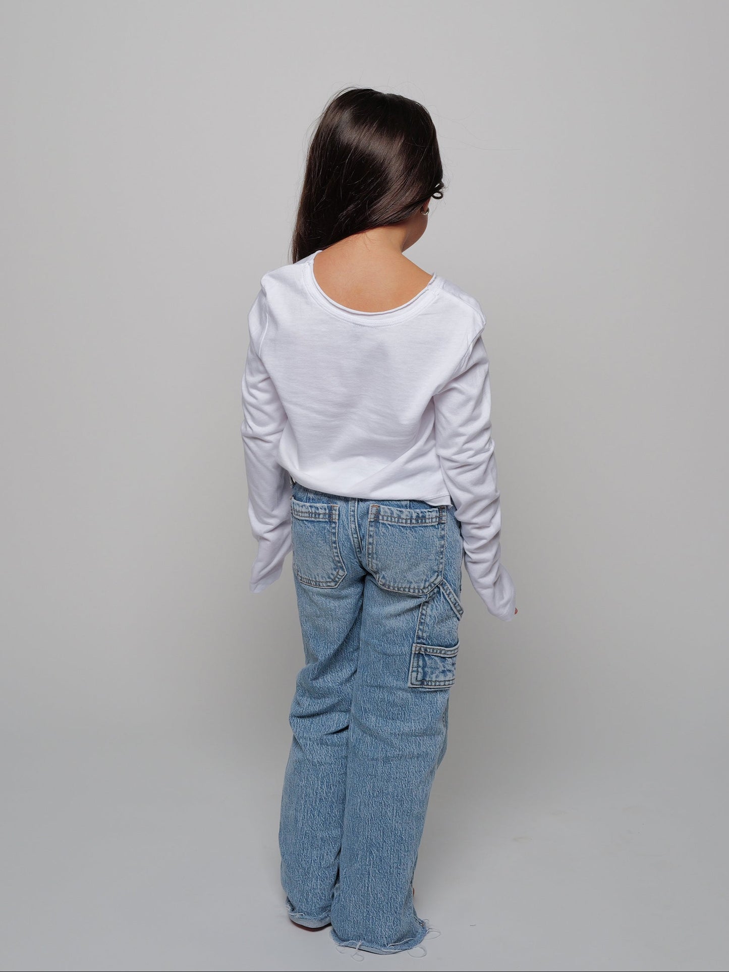 Groovy Dance Itty Bitty Long Sleeve Crop