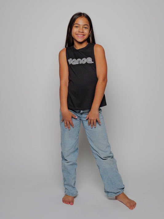 Groovy Dance Youth Twisted Pony Tank