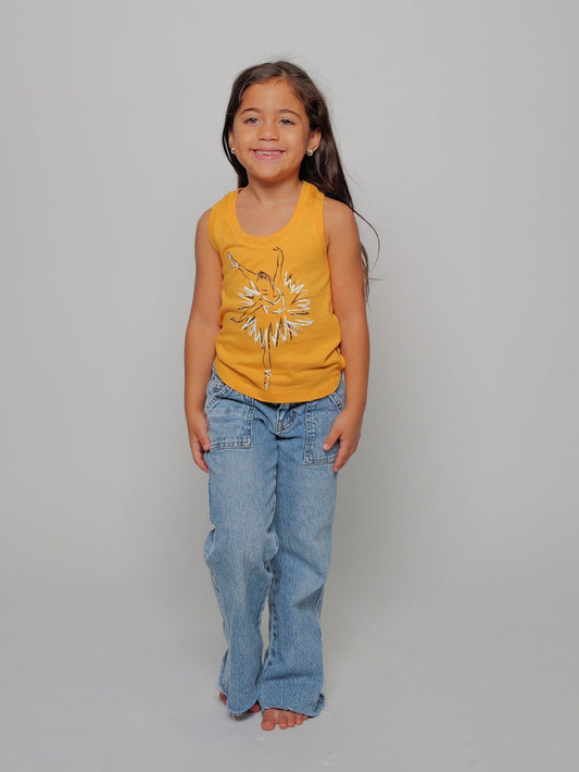 Chalk Ballerina Itty Bitty Racerback Tank